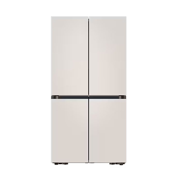 RF90DG90124E 대용량 냉장고 비스포크 추천! 삼성 비스포크 905L 4도어 냉장고 매트크리미베이지 컬러로 세련된 주방 인테리어 완성. 에너지 효율과 저장력 모두 갖춘 스마트한 선택.